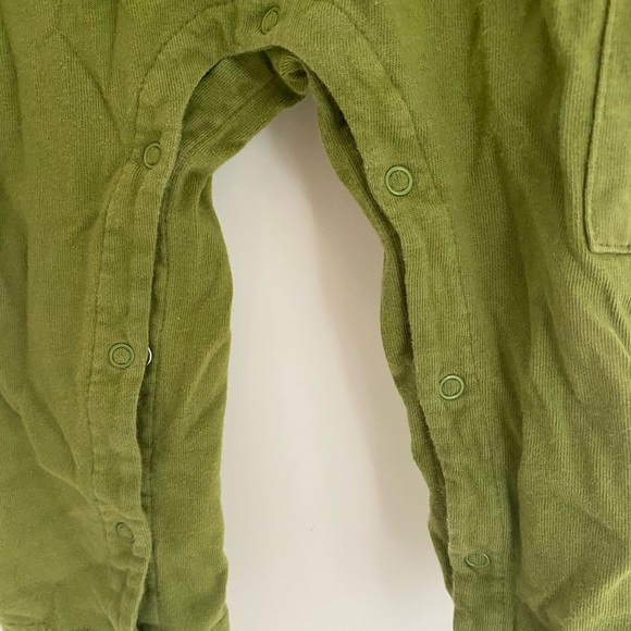 Tea Collection play-suit, olive green 12-18 months - Picture 4 of 7